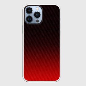 Чехол для iPhone 13 Pro Max с принтом RED CARBON ,  |  | Тематика изображения на принте: 3d | carbon | geometry | metal | texture | геометрия | градиент | карбон | металл | паттерн | текстура