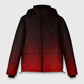 Мужская зимняя куртка 3D с принтом RED CARBON , верх — 100% полиэстер; подкладка — 100% полиэстер; утеплитель — 100% полиэстер | длина ниже бедра, свободный силуэт Оверсайз. Есть воротник-стойка, отстегивающийся капюшон и ветрозащитная планка. 

Боковые карманы с листочкой на кнопках и внутренний карман на молнии. | Тематика изображения на принте: 3d | carbon | geometry | metal | texture | геометрия | градиент | карбон | металл | паттерн | текстура