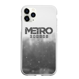 Чехол для iPhone 11 Pro матовый с принтом METRO WINTER , Силикон |  | exodus | horror | metro exodus | survival | winter | winter is coming | игры | исход | метро | метро 2035