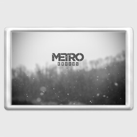 Магнит 45*70 с принтом METRO WINTER , Пластик | Размер: 78*52 мм; Размер печати: 70*45 | exodus | horror | metro exodus | survival | winter | winter is coming | игры | исход | метро | метро 2035