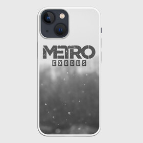 Чехол для iPhone 13 mini с принтом METRO WINTER ,  |  | Тематика изображения на принте: exodus | horror | metro exodus | survival | winter | winter is coming | игры | исход | метро | метро 2035