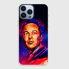 Чехол для iPhone 13 Pro Max с принтом Яркий Илон Маск ,  |  | elon | falcon | mars | musk | reeve | spascex | tesla | инженер | космос | ракета