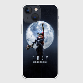 Чехол для iPhone 13 mini с принтом PREY: Mooncrash ,  |  | prey | жертва | звезды | земля | игра | космос | луна | фантастика | шутер