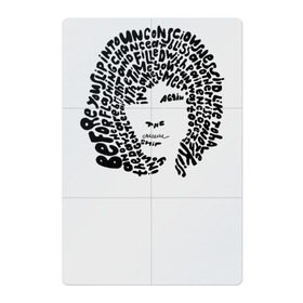 Магнитный плакат 2Х3 с принтом Jim Morrison , Полимерный материал с магнитным слоем | 6 деталей размером 9*9 см | jim morrison | the cristal ship | the doors | джим моррисон | доорз