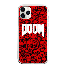 Чехол для iPhone 11 Pro Max матовый с принтом DOOM , Силикон |  | devil | doom | hell | mark of the doom slayer | slayer | ад | гарнил | дум | знаки | иероглифы | компьютерные игры 2019 | преисподняя | символ | солдат