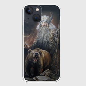 Чехол для iPhone 13 mini с принтом Велес ,  |  | Тематика изображения на принте: ethnic | folk | runes | slav | велес | медведь | руны | русь | славяне | фолк | фольклор | этника | этно | язычество