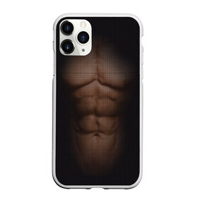 Чехол для iPhone 11 Pro матовый с принтом Сетка , Силикон |  | Тематика изображения на принте: атлет | грудь | качёк | клетка | кубики | мужик | мышцы | парень | пресс | прозрачный | спорт | тело | торс | фигура