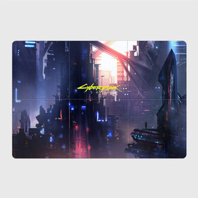 Магнитный плакат 3Х2 с принтом Cyberpunk 2077 , Полимерный материал с магнитным слоем | 6 деталей размером 9*9 см | 2077 | cd projekt red | cyberpunk | cyberpunk 2077 | game | арт | будущее | видеоигра | игра | киберпанк 2077 | киборг | киборги