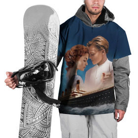 Накидка на куртку 3D с принтом Титаник , 100% полиэстер |  | Тематика изображения на принте: 