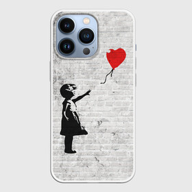 Чехол для iPhone 13 Pro с принтом Бэнкси: Девочка с Шаром ,  |  | art | balloon | banksy | culture | girl | graffity | heart | hearts | red | арт | бэнкси | граффити | девочка | девочка с шаром | красный | красным | культура | сердечки | сердечко | сердце | стрит | шар | шарик | шариком