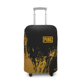 Чехол для чемодана 3D с принтом PUBG GAME , 86% полиэфир, 14% спандекс | двустороннее нанесение принта, прорези для ручек и колес | battlegrounds | playerunknown’s | pubg | пабг | пубг