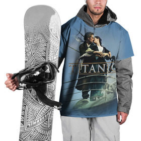 Накидка на куртку 3D с принтом Титаник постер , 100% полиэстер |  | Тематика изображения на принте: 