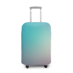 Чехол для чемодана 3D с принтом Iphone Theme , 86% полиэфир, 14% спандекс | двустороннее нанесение принта, прорези для ручек и колес | blue | gradient | iphone | purple | theme | айфон | градиент | заставка | тема