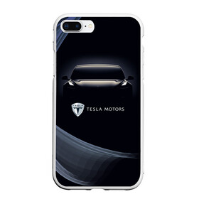 Чехол для iPhone 7Plus/8 Plus матовый с принтом Tesla Model 3 , Силикон | Область печати: задняя сторона чехла, без боковых панелей | auto | car | cars | coil | electro | elon | future | logo | moto | motors | musk | pixel | tesla | авто | автомобили | автомобиль | будущее | илон | лого | логотип | маск | мото | моторс | символ | тесла | электричество | электро