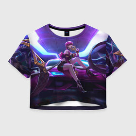 Женская футболка Cropp-top с принтом Evelynn , 100% полиэстер | круглая горловина, длина футболки до линии талии, рукава с отворотами | agony | evelynn | game | hug | legends | legue | legueoflegends | lol | агонии | игра | легенд | лига | лигалегенд | лол | объятия | эвелинн