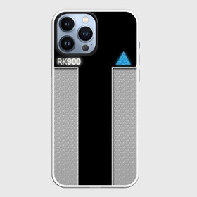 Чехол для iPhone 13 Pro Max с принтом Detroit: become human ,  |  | action | ai | android | detroit become human | rk 900 | андроиды | детектив | детройт | детройт: стать человеком | игра | интерактивное кино | коннор | логотип | роботы | соты | фирменный стиль | экшн