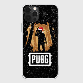 Чехол для iPhone 12 Pro с принтом Новогодний PUBG , силикон | область печати: задняя сторона чехла, без боковых панелей | Тематика изображения на принте: 2019 | 2020 | 2021 | chicken | dinner | game | games | new | pubg | winner | year | год | игра | игрок | игры | новогодний | новый | пабг | подарки | подарок | праздник | рождество | сковорода | сковородка | шапка | шапочка