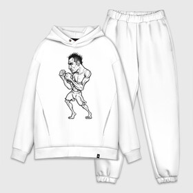 Мужской костюм хлопок OVERSIZE с принтом Tony Ferguson art ,  |  | ferguson | mma | tony | ufc | арманн | бокс | борьба | джиу джитсу | кукуй | тони | фергюсон | эль | энтони