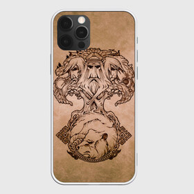 Чехол для iPhone 12 Pro Max с принтом русь , Силикон |  | ethnic | folk | runes | slav | дерево | медведь | руны | русь | славяне | тотем | фолк | фольклор | шаманизм | этника | этно | язычество