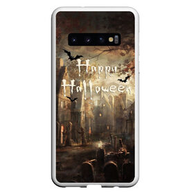 Чехол для Samsung Galaxy S10 с принтом Halloween , Силикон | Область печати: задняя сторона чехла, без боковых панелей | Тематика изображения на принте: аниме | ведьма | девушка | зомби | ирландия | кладбище | колдун | кости | кошки | летучие | луна | мертвец | мёртвые | монстры | мыши | ночь | оборотни | пауки | паутина | подарок | праздник | свет | свечи