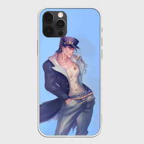 Чехол для iPhone 12 Pro Max с принтом Joutarou Kuujou , Силикон |  | Тематика изображения на принте: bizarre adventure | jojo | jojo no kimyou na bouken | jojos bizarre adventure | джоджо | невероятное приключение джоджо