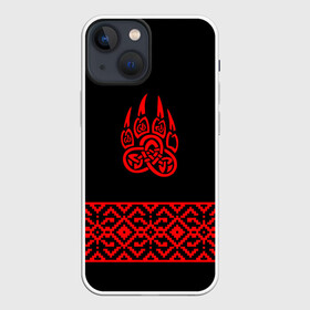 Чехол для iPhone 13 mini с принтом печать Велеса ,  |  | ethnic | folk | runes | slav | велес | медведь | руны | русь | славяне | фолк | фольклор | этника | этно | язычество