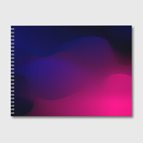 Альбом для рисования с принтом Abstract simple colors , 100% бумага
 | матовая бумага, плотность 200 мг. | abstract | blue | gradient | iphone | red | theme | абстракция | айфон | градиент | заставка | тема