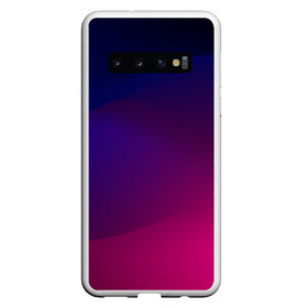 Чехол для Samsung Galaxy S10 с принтом Abstract simple colors , Силикон | Область печати: задняя сторона чехла, без боковых панелей | Тематика изображения на принте: abstract | blue | gradient | iphone | red | theme | абстракция | айфон | градиент | заставка | тема