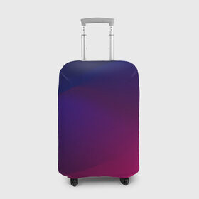 Чехол для чемодана 3D с принтом Abstract simple colors , 86% полиэфир, 14% спандекс | двустороннее нанесение принта, прорези для ручек и колес | abstract | blue | gradient | iphone | red | theme | абстракция | айфон | градиент | заставка | тема