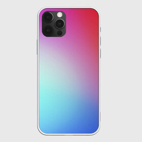 Чехол для iPhone 12 Pro Max с принтом Colorful Gradient , Силикон |  | abstract | blue | gradient | iphone | red | theme | абстракция | айфон | градиент | заставка | тема