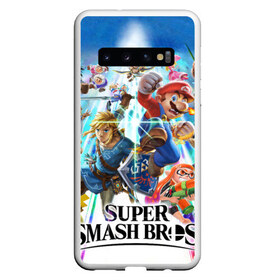 Чехол для Samsung Galaxy S10 с принтом Super Smash Bros Ultimate , Силикон | Область печати: задняя сторона чехла, без боковых панелей | donkey | fighting | kong | mario | nintendo | pokemon | super | байонетта | бельмонты | донки | клауд | конг | мегамен | пикачу | пэкмэн | рихтер | рю | саймон | снейк | солид | соник | страйф | файтинг