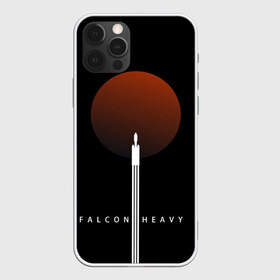 Чехол для iPhone 12 Pro Max с принтом Falcon Heavy , Силикон |  | falcon heavy | ilon mask | spacex | tesla | tesla roadster | илон маск | спейс икс | спейс экс | тесла | тесла родстер