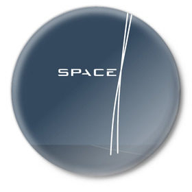 Значок с принтом SPACEX ,  металл | круглая форма, металлическая застежка в виде булавки | falcon heavy | ilon mask | spacex | tesla | tesla roadster | илон маск | спейс икс | спейс экс | тесла | тесла родстер