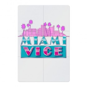 Магнитный плакат 2Х3 с принтом Miami Vice Original , Полимерный материал с магнитным слоем | 6 деталей размером 9*9 см | Тематика изображения на принте: 