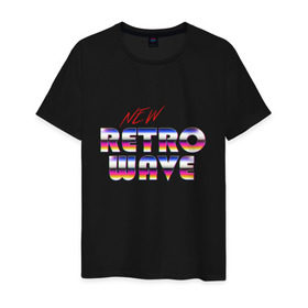 Мужская футболка хлопок с принтом New Retro Wave Epic , 100% хлопок | прямой крой, круглый вырез горловины, длина до линии бедер, слегка спущенное плечо. | 