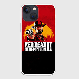 Чехол для iPhone 13 mini с принтом Red Dead Redemption 2 ,  |  | dead | die | flag | game | games | gta | rdr | rdr2 | red | redemption | rockstar | sun | sunset | western | вестерн | выкуп | гта | дикий | закат | запад | игра | игры | красный | мертвый | поле | рдр | рдр2 | рокстар | солнце