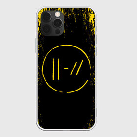Чехол для iPhone 12 Pro Max с принтом TWENTY ONE PILOTS , Силикон |  | 21 pilots | 21p | dyrty | music | paints | rock | top | trench | twenty one pilots | yellow | брызги | группа | краска.пятна | музыка | рок