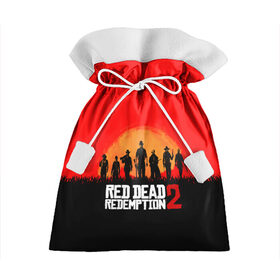 Подарочный 3D мешок с принтом Red Dead Redemption , 100% полиэстер | Размер: 29*39 см | game | red dead | red dead redemption 2 | redemption 2 | rockstar games | бандиты | дикий запад | игры | ковбои | оружие