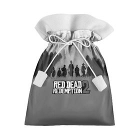 Подарочный 3D мешок с принтом RED DEAD REDEMPTION 2 , 100% полиэстер | Размер: 29*39 см | Тематика изображения на принте: game | red dead | red dead redemption 2 | redemption 2 | rockstar games | бандиты | дикий запад | игры | ковбои | оружие