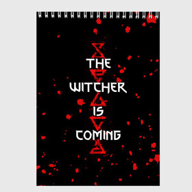 Скетчбук с принтом The Witcher Is Coming , 100% бумага
 | 48 листов, плотность листов — 100 г/м2, плотность картонной обложки — 250 г/м2. Листы скреплены сверху удобной пружинной спиралью | blood | game | games | player | rpg | skyrim | the | witcher | ведьмак | война | войны | волк | волки | геральт | игра | игрок | игры | кровь | лого | меч | полосы | рпг | символ | символы | скайрим | три | четыре | щит