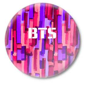 Значок с принтом BTS ,  металл | круглая форма, металлическая застежка в виде булавки | bangtan boys | music | бангтан бойс | бтс | корея | музыка | парни | поп музыка