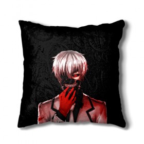 Подушка 3D с принтом Ken Kaneki , наволочка – 100% полиэстер, наполнитель – холлофайбер (легкий наполнитель, не вызывает аллергию). | состоит из подушки и наволочки. Наволочка на молнии, легко снимается для стирки | anime | blood | eyepatch | ghoul | kaneki | ken | one eyed | tokyo | tokyoghoul | гуль | канеки | кен | кровь | одноглазый | токийский