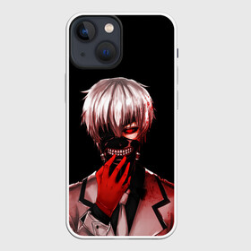 Чехол для iPhone 13 mini с принтом Ken Kaneki в крови ,  |  | anime | blood | eyepatch | ghoul | kaneki | ken | one eyed | tokyo | tokyoghoul | гуль | канеки | кен | кровь | одноглазый | токийский