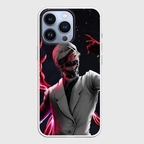 Чехол для iPhone 13 Pro с принтом Ken Kaneki машет рукой ,  |  | anime | blood | eyepatch | ghoul | kaneki | ken | one eyed | tokyo | tokyoghoul | гуль | канеки | кен | кровь | одноглазый | токийский