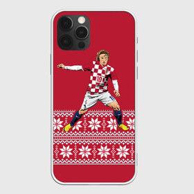 Чехол для iPhone 12 Pro Max с принтом Luka Modric , Силикон |  | Тематика изображения на принте: luka modric | modric | new yaer | зима футбол | модрич | новый год | новый год футбол | футбол | футбол новый год