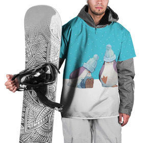 Накидка на куртку 3D с принтом Милые пингвинчики , 100% полиэстер |  | Тематика изображения на принте: christmas | new | pinguin | snow | snowflakes | winter | xmas | year | год | зима | новый | пингвин | рождество | снег | снежинки