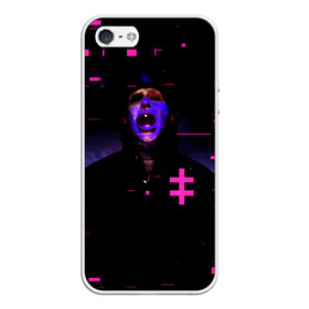 Чехол для iPhone 5/5S матовый с принтом Marilyn Manson , Силикон | Область печати: задняя сторона чехла, без боковых панелей | cry | inch | industrial | little | manson | marilyn | music | nails | nin | rock | sister | индастриал | инч | мансон | менсен | менсон | мерилин | мерлин | музыка | мэнсон | мэрилин | мэрлин | найн | нин | нэйлс | рок