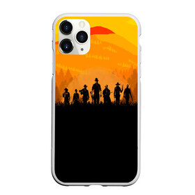 Чехол для iPhone 11 Pro матовый с принтом RED DEAD REDEMPTION , Силикон |  | game | red dead | red dead redemption 2 | redemption 2 | rockstar games | бандиты | дикий запад | игры | ковбои | оружие