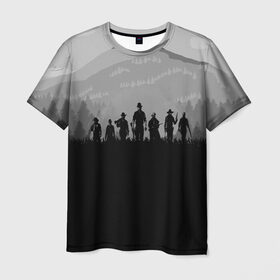 Мужская футболка 3D с принтом Red Dead Redemption , 100% полиэфир | прямой крой, круглый вырез горловины, длина до линии бедер | game | red dead | red dead redemption 2 | redemption 2 | rockstar games | бандиты | дикий запад | игры | ковбои | оружие