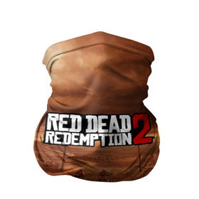 Бандана-труба 3D с принтом RED DEAD REDEMPTION 2 , 100% полиэстер, ткань с особыми свойствами — Activecool | плотность 150‒180 г/м2; хорошо тянется, но сохраняет форму | game | red dead | red dead redemption 2 | redemption 2 | rockstar games | бандиты | дикий запад | игры | ковбои | оружие